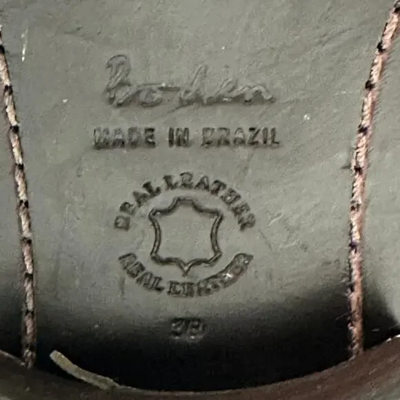 VERY GOOD Boden Knee High 14" Brown Leather Flexible riding boots 8 US / 39 EU - Picture 13 of 13